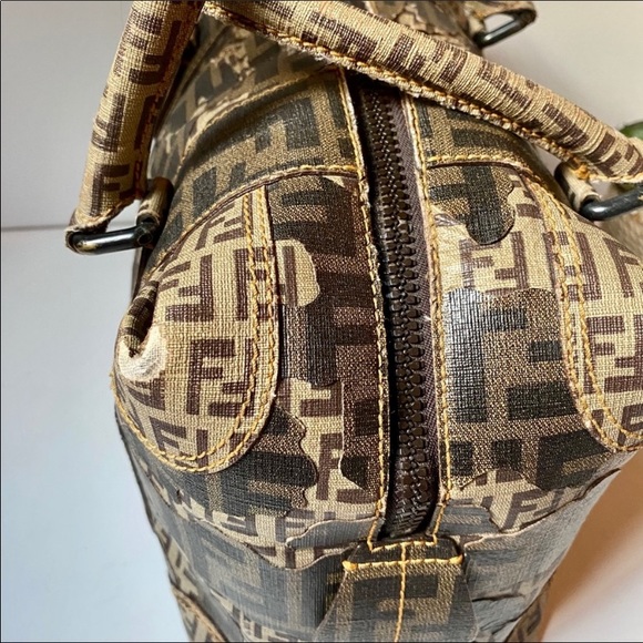 🔥 Fendi Camo zucca bowler doctor hand bag 🔥 - Picture 2 of 15